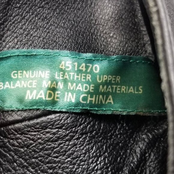 Crossroads Womens Boots Black Leather Block Heels Pull On Pointed Toe Flat 8 W - Picture 11 of 11